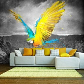 Fotomurale  Exotic parrot  Colore Azzurro, Dimensioni e Misure 450x270