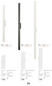 Redo 01-2770 - Lampada da parete WAPI a LED 30W/230V, 119 cm, bianca