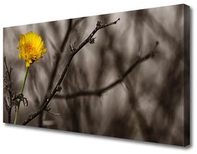 Stampa quadro su tela Ramo di fiore 100x50 cm