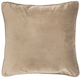 Cuscino beige chiaro in velluto, 45 x 45 cm - Tiseco Home Studio
