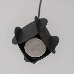 Lampada a sospensione con cavo GAMBIT 1xGU10/10W/230V nera