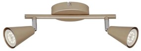 Briloner 2849-027 - Faretto LED GOLD BASIC 2xGU10/5W/230V