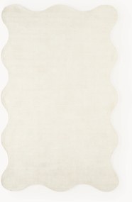 Tappeto tessuto a mano con bordo ondulato Wavy