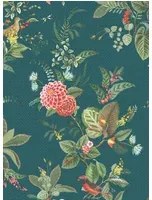 Eijffinger Carta da parati Floris - Blau