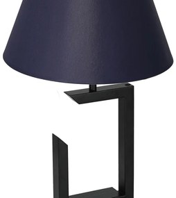 Lampada da tavolo 1xE27/60W/230V 45 cm blu/oro