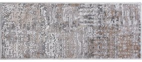 Passatoia per scale grigio e beige in cotone set da 16 pz 25x65 cm Milano Bej - Vitaus