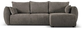 Divano angolare grigio (angolo destro) Matera - Cosmopolitan Design