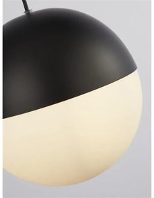 Searchlight 24181BK - Lampadario a sospensione con filo ENDOR 1xE27/40W/230V nero