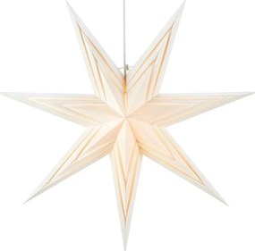 Decorazione luminosa a sospensione bianca con motivo natalizio ø 70 cm Sombra - Markslöjd