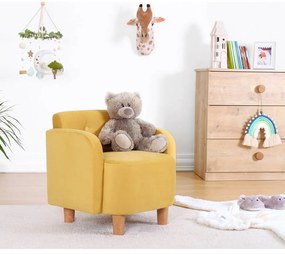 Poltrona gialla per bambini Volie - Artie