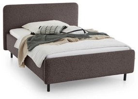 Letto matrimoniale imbottito color antracite rete non inclusa 140x200 cm Primo – Meise Möbel