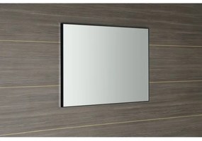 Sapho - Specchio con cornice AROWANA 60x80 cm nero opaco