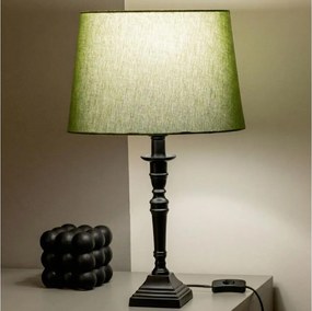 Brilagi - Lampada da tavolo CERIA 1xE27/60W/230V Ø 30 cm nero/verde