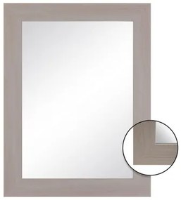 Specchio da parete 64 x 1,5 x 86 cm Naturale DMF