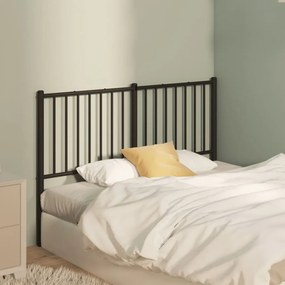 Testiera İn Metallo Nero 120 Cm /