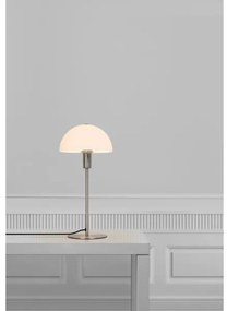 Nordlux - Lampada da tavolo ELLEN 1xE14/40W/230V cromo opaco/bianco