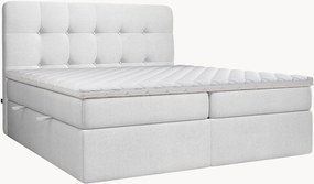 Letto boxspring fatto a mano con contenitore Space, H2