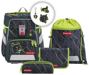 Zaino scuola SPACE - set 5 pezzi, Step by Step Danger Cat Chiko