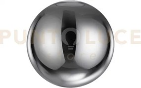Mapa single solo vetro sfera d.15cm cromo