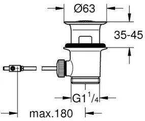 GROHE 28910000 - Set di scarico 1 14” cromo lucido