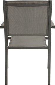 VENUS - poltrona da giardino in alluminio e textilene impilabile