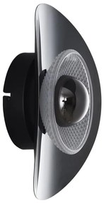 Zuma Line MB2293-1S-3BCT - Applique LED da parete DIOP LED/8W/230V nero/fumé n.