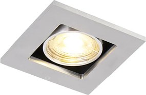 Faretto da incasso smart in alluminio con WiFi GU10 inclinabile - Qure