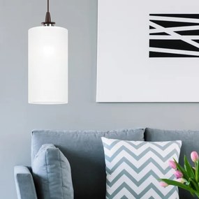 Lampadario LED a sospensione con filo NOEL MINI 1xE27/60W/230V bianco