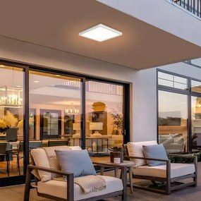 Brilagi - Lampada LED da bagno ULTRA SLIM LED/18W/230V 30x30 cm bianco IP54