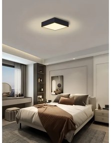 Immax NEO 07237L - Plafoniera LED dimmerabile CANTO 22W/230V nero Tuya+RC