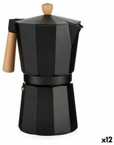 Cafettiera Italiana Legno Alluminio 650 ml (12 Unità)