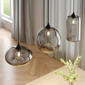 Lampada a sospensione Marla Lindby, dimmerabile, Alluminio / Grigio / Zincato, Soggiorno / Sala da pranzo, Metallo, Moderno, Lampada a sospensione