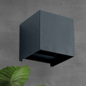 Orion AL 11-1192 - Lampada da parete esterna LED CUBE 2x3W 230V IP54 antr.