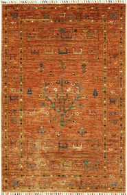 Samarkand Tappeto 150x100 Giallo (Pakistan) Annodato A Mano