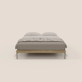 Ring sommier sfoderabile con piedi alti 24 cm in tessuto impermeabile T14 beige