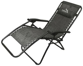 Sedia pieghevole regolabile antracite