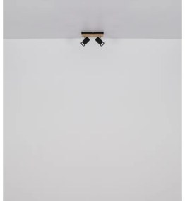 Globo 57909-2 - Faretto KAYDEN 2xGU10/25W/230V nero