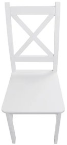 Sedia da pranzo NATE bianca