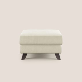 Moon Pouf contenitore e piedini alti in microfibra impermeabile T11