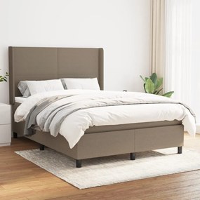 Giroletto A Molle Con Materasso Tortora 140x200 Cm İn Tessuto /