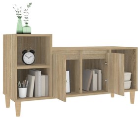 Mobile per tv rovere sonoma 100x35x55 cm legno multistrato