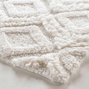 Tappetino per il bagno bianco 50x80 cm Ikatis – douceur d'intérieur