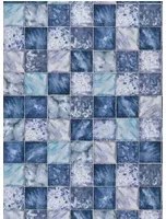 Osborne & Little Carta da parati Hammam - Blue