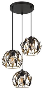 Globo 15759-3HR - Lampadario a sospensione con filo MIKA 3xE27/40W/230V diametro 41 cm