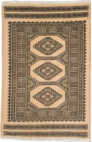 Bokhara Tappeto orientale 60x90 Beige (Pakistan) Annodato A Mano