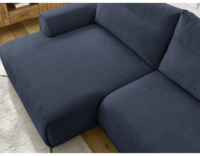 Divano angolare in blu scuro Aden – Bobochic Paris