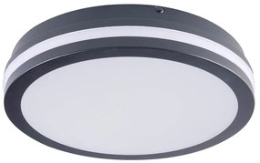 Kanlux 33341 – Plafoniera LED da esterno con sensore BENO LED/24W/230V 4000K Antracite IP54