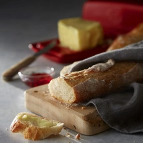 Zangola per burro in ceramica rossa - Emile Henry