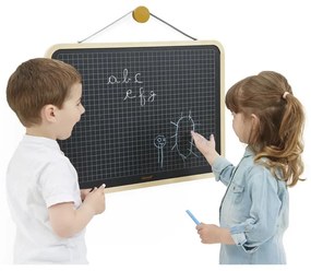 Lavagna a due lati in legno da parete