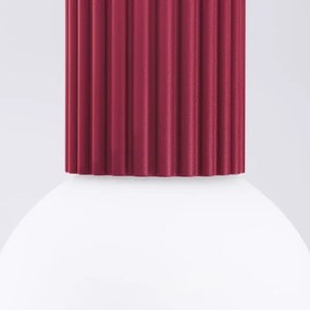 Sollux SL.1748 - Plafoniera da bagno HALO 1xG9/8W/230V IP44 rosso